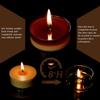 Scented Tealight Candles, Natural Soy Tea Lights Candle with Coffee Essential Oil, Handmade Extra-Large Tealights - 8 Hours Long Burn Time for Home