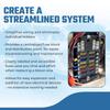Portable Sturdy 12 Way Fuse Block Box With Negative Busbar for Automotive and Marine Applications Daily Casual Use