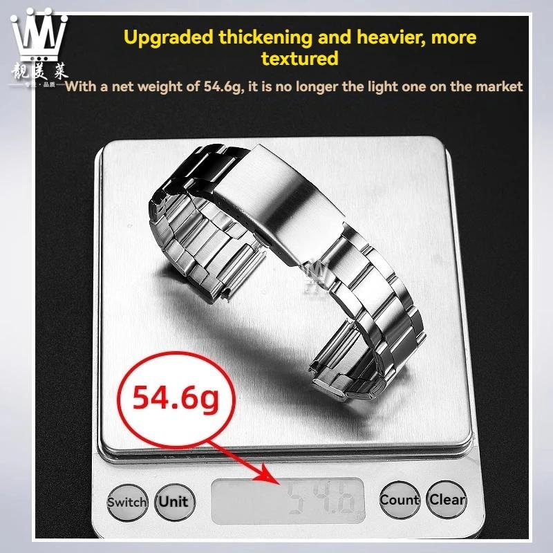 For Casio 3299 AE1200/1300/1500 AE-1200 AE-1200wh AE-1300 Solid Stainless Steel Strap 18mm Fine Steel Metal Case Wristband