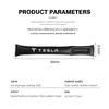 2 Stück Auto-Sitzspalt Dichtungsstreifen Polster Seitennaht Füllstopfen Für Tesla Model-3 Model-S Model-X Model-Y Cybertruck Roadster