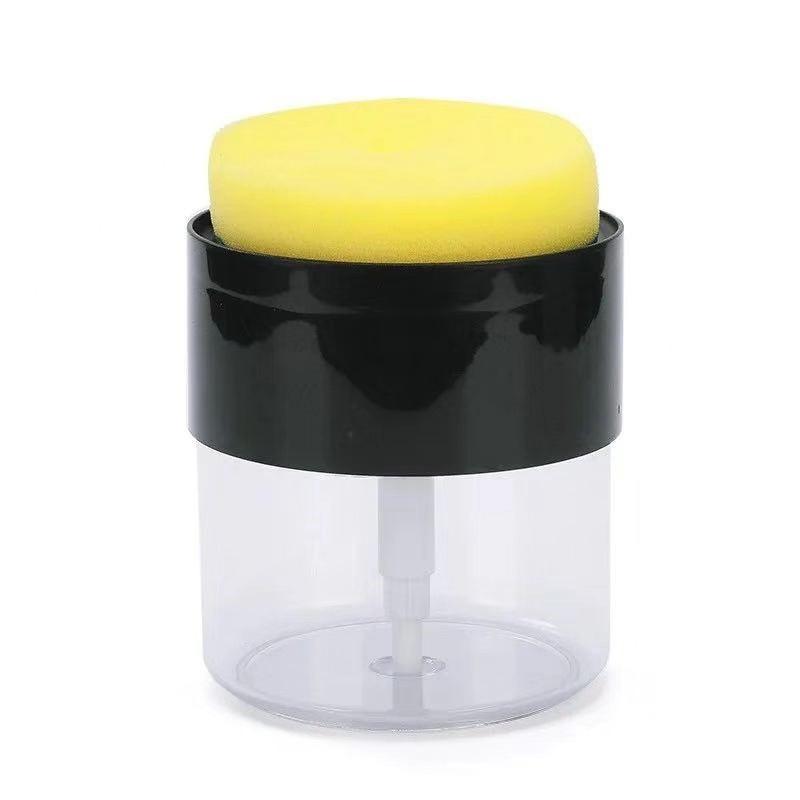 

Dish Soap Dispenser for Kitchen Liquid Soap Dispenser Kitchen Soap Dispenser with Sponge Holder Sponge Caddy Soap Pump Dispenser чёрный