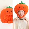 Children Headpiece With Cute Persimmon Design Fade Resistant Fabric Head Cover For Photo Props Holiday Celebrations
