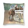 Secretariat Into Stretch Heading Square Pillowcase Polyester Linen Velvet Printed Zip Decorative Sofa Seater Cushion Cover