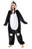 OLAOLA Penguin Kigurumi Pajamas for Animal Warm Fluffy Cold Cute Adults, Costume, Loungewear, Flannel, Protection, Unisex, (Size M, 160-175)