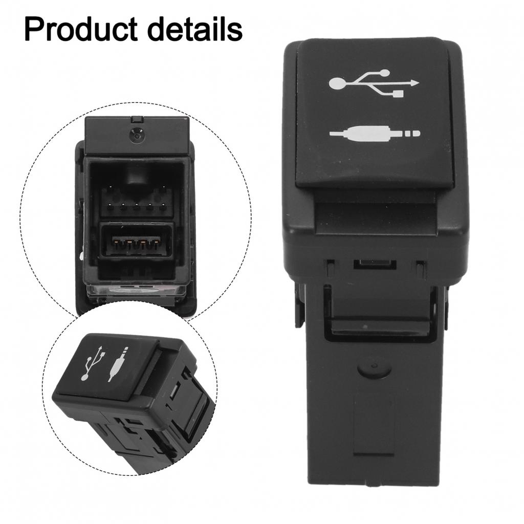 For Toyota Vehicle Compatibility USB and AUX Audio Socket Installer Kit