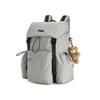 New FILA Fabric Backpack Regular Unisex Morning And Evening Gray Khaki F13U529134FLK