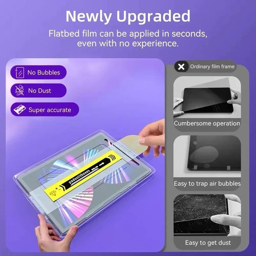 Tempered Glass For New Redmi K Pad 8.8 2025 Pad 2 11inch SE 11 8.7 Xiaomi Pad 7 7Pro 5 6 Pro Auto Alignment Kit Tempered Glass