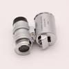 80X/100X LED Mini Microscope Adjustable Jewelry Eye Loupe Magnifier with LED UV Light Pocket Magnifying Glass for Watch Pepair