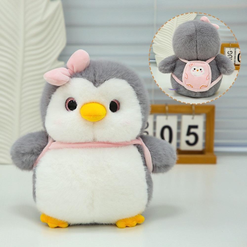 

Cartoon Fat Penguin Plush Toy Soft Comforting Sleep Doll Kawaii Stuffed Animal Doll Kids Gift A-20cm