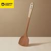 COOKER KING 42CM Kitchen Cooking Tools Extended Wooden Spatula Ebony Mold Proof Stir Fry Spatula Kitchenware Must-have for Home