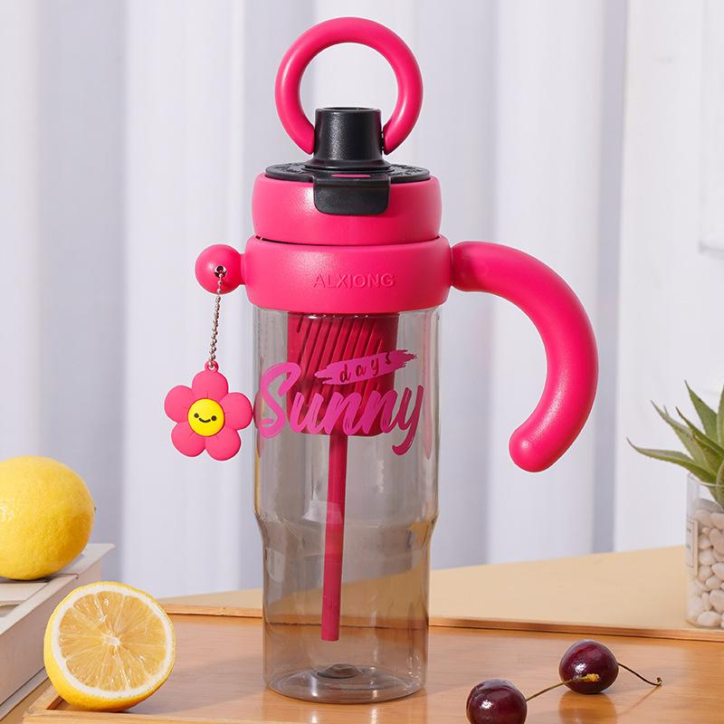 Water bottle Bingba cup high value large capacity portable kettle high temperature water cup double drink sports plastic cup