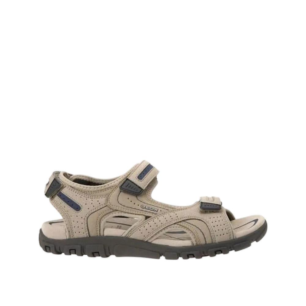 Geox Herren Beige U8224d Sandale Sand Navy - Wasserdicht + Atmungsaktiv - Bild 5