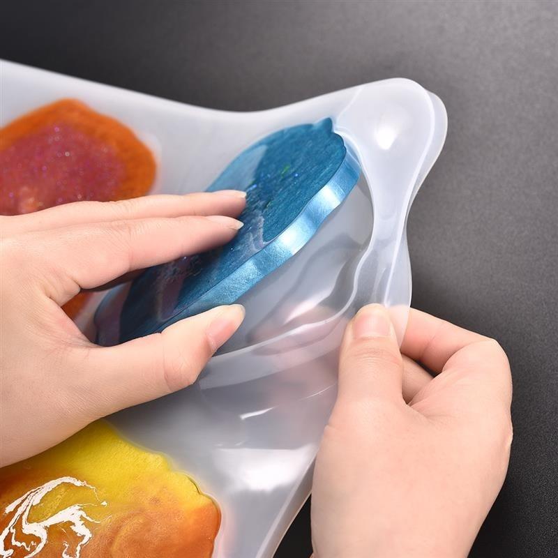 DIY Crystal Drip Mold Cloud Coaster Mirror Irregular Silicone Mold Resin Jewelry Mold Jewelry Making Tools DIY Technology