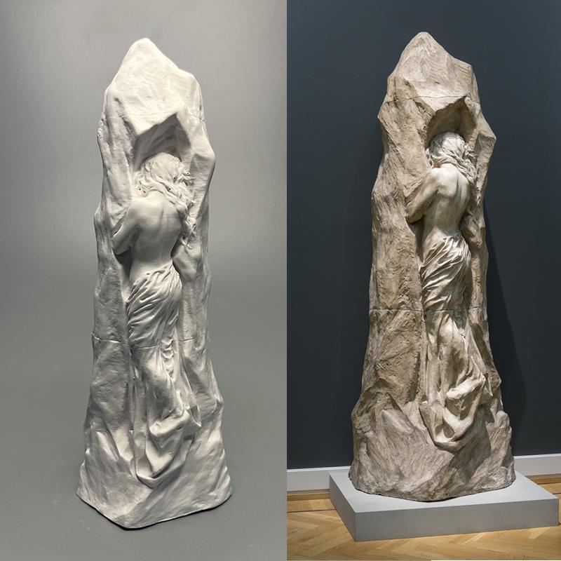 Modern Simple Figure Sculpture, Museum Replica, Art Gypsum Fragrance Extension, Desktop Decoration, Birthday Gift, Room Ornament