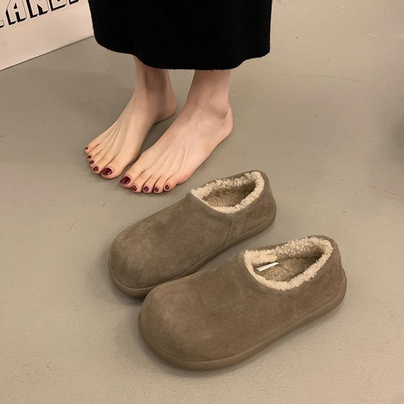 

Women s Cartoon Large Size Soft Sole Winter Warm Fur Snow Boots Padded Lined Ankle Boots Anti-slip Hiking Casual Sports Cotton Boots 35