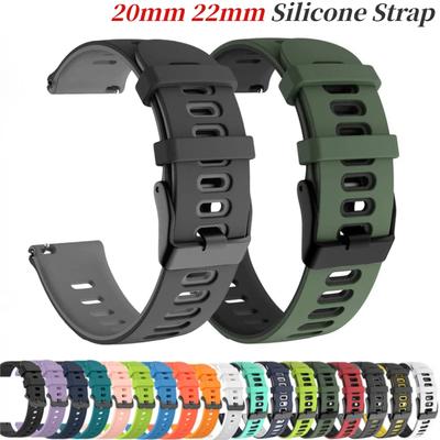 22mm 20mm Silikonarmband für Samsung Watch 7/6/5/4 6 4 Classic Huawei Watch 4/3/GT3-2 Sportarmband Gürtel Amazfit GTR/GTS Correa
