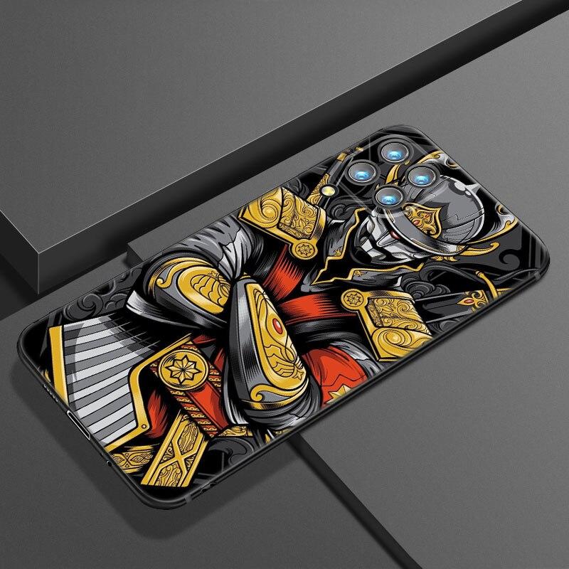 Japanese Samurai Art Phone Case For Samsung Galaxy A21 A30 A50 A52 S A13 A22 A32 4G A23 A33 A53 A73 5G A12 A31 A51 A70 A71 A72
