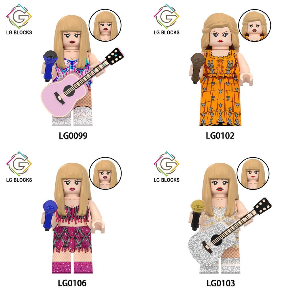 Taylor Swift Educational Building Blocks For Kids With Diy Assembly For Creative Play