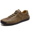 Cross-Border Plus Size Men's Breathable Leather Sports Casual Shoes