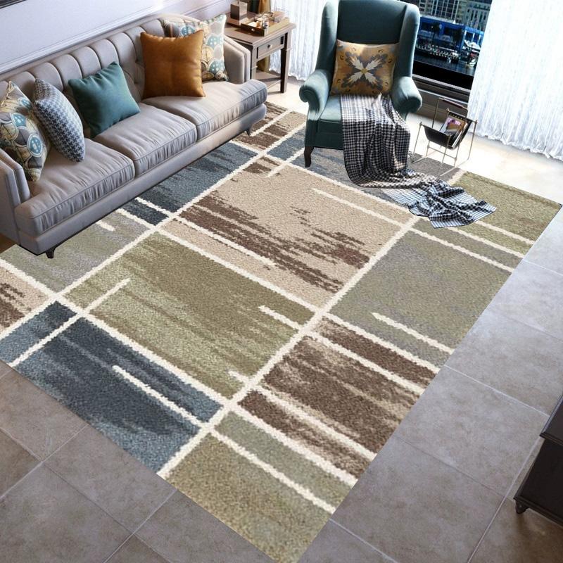Geometric Modern Rugs Area Carpet Non-slip Floor Mat Door Family Bedroom Carpet Indoor Children's Play Throwing Yoga Mats