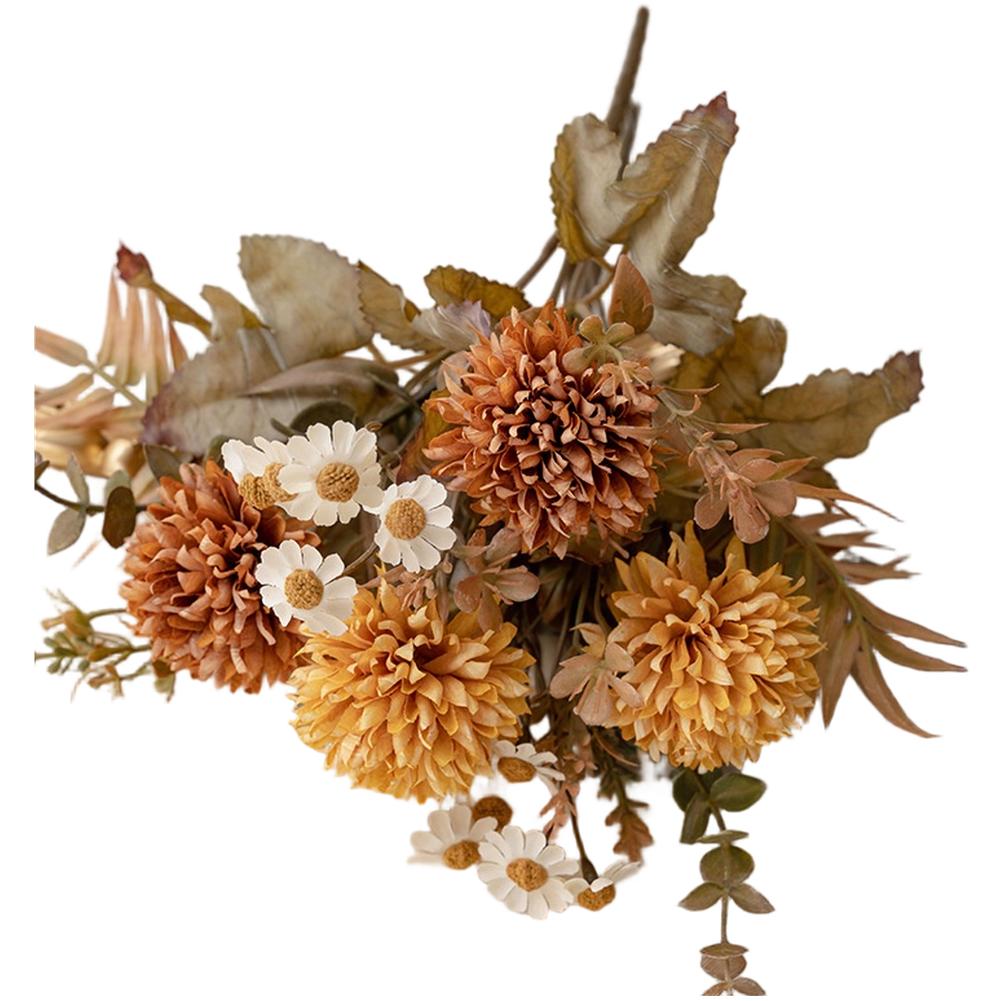 Artificial Chrysanthemum Arrangement 31cm Multi-Color Cloth Fabric Fake Flowers For Wedding Decoration And Home Decor