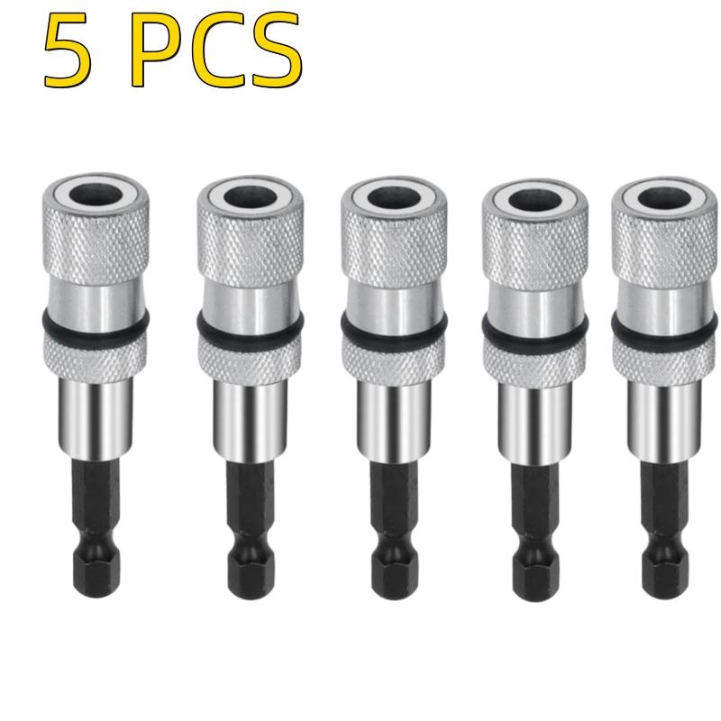 Hex Shank Vida Derinliği Manyetik Tornavida Bit Tutucu 1/4 Inç Hex Sürücü Matkap Uçları ile Bar Uzatma Tornavida Ucu