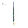 Comfortable Grip Crochet Hook Resin for Beginners, Crocheting Lovers, 2.0mm-8.0mm Ergonomic Durable with Long Floral Handle Blankets, Dolls,