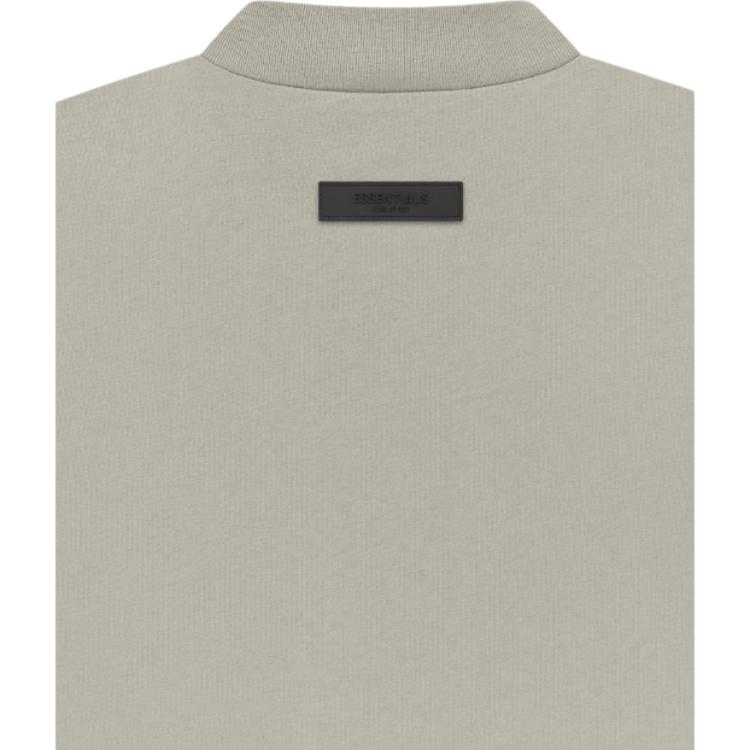 Fear of God Essentials Essential Tee With Brand Logo Print Women Tops Seal-Grey FOG-SS23-105