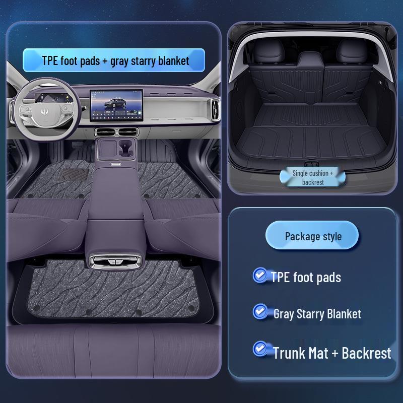 Leapmotor B01 TPE2026 Floor Mats: Custom Five-Seater Car Interior Carpet Accessories