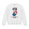 Small Planet Nintendo Super Mario Sweatshirt, Mario and Killer, White, XL