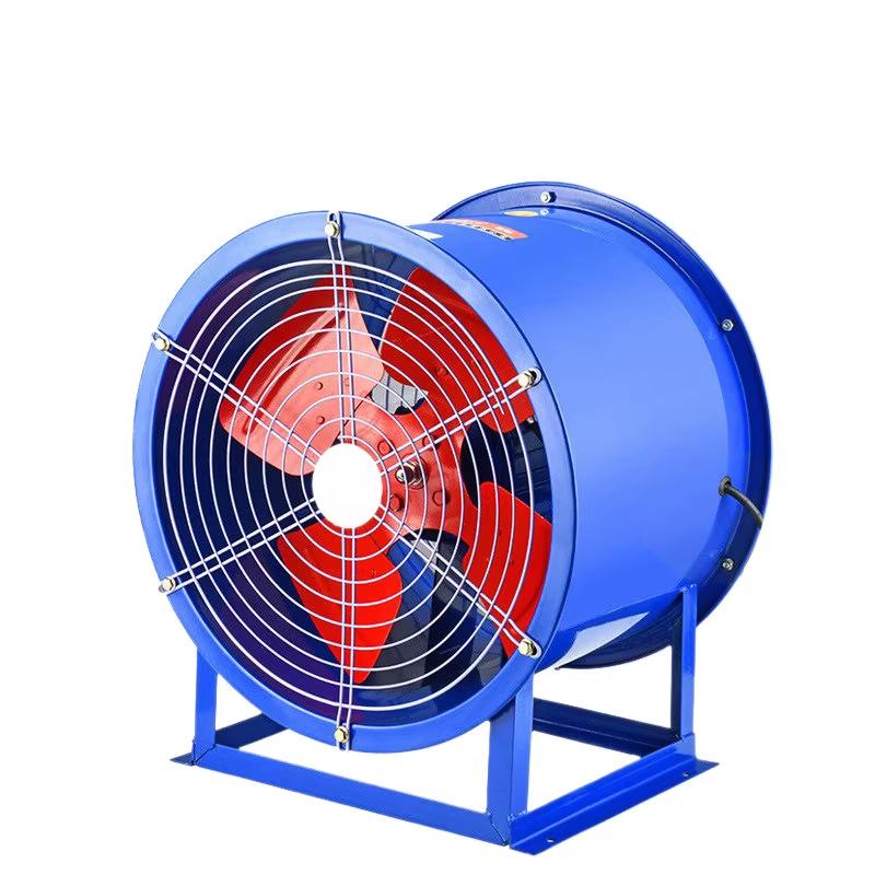 SF Low-Noise Fixed-Axis Flow Fan for Warehouse, Machine Shop, Plant, and School Ventilation
