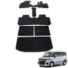 Fenice Car Mat Floor Mat Luggage Mat Set Domestic Production Solio Solio Bandit MA27S Black Shape Resistant To Slip Car Mat Parts Specialty (Suzuki