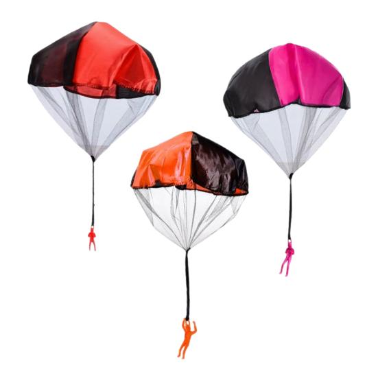 Juguete de Paracaídas con Figura de Soldado Paracaídas para Niños Sin Enredos para Juego al Aire Libre Promueve la Coordinación Mano-Ojo Juguete de Paracaídas Fácil de Lanzar y Atrapar