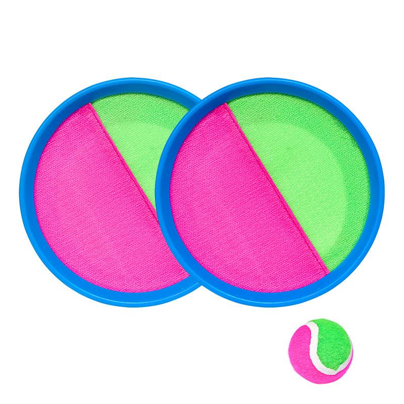 Gioco Interattivo Lancio Giocattolo per Famiglia all'Aperto Gioco di Lancio e Presa con Palla Set per Bambini Sport all'Aperto Racchetta con Bersaglio Appiccicoso Palla Appiccicosa Racket a Ventosa