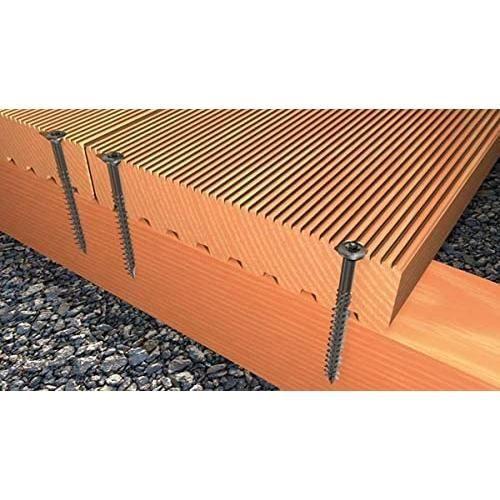 fischer power-fast ii tête fraisée tx20 bleu galvanisé 5 x 60 mm 100 vis à bois professionnelles avec homologation