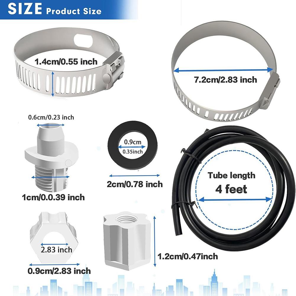 Siyah Klorinatör Hortumu Hat Dışı Metal Yeni Boru 4ft