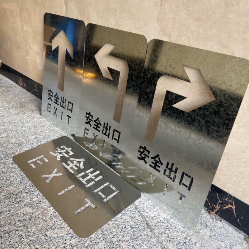 SIBEISONG Safety Exit Sign CN plug (adapter included)