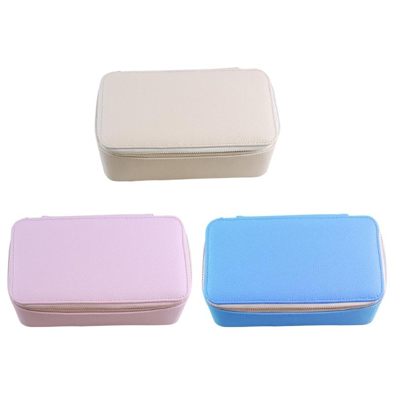 Elegant Leather Jewelry Box Stylish Jewelry Case Jewelry Storage Box Practical Jewelry Display Box Storage Holder