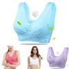 Damen Sexy Front-Kreuz Verstellbare Seiten-Schnalle Spitze Weste Kabelloser Sport-BH Für Ultimativem Komfort Und Stil