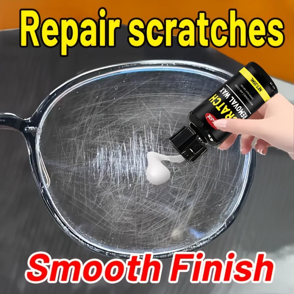 Glasses Scratch Repair Cream - Fast-Acting, Non-Toxic Scratch Remover for Lenses, Headlights, Windshields & More - Safe & Effect