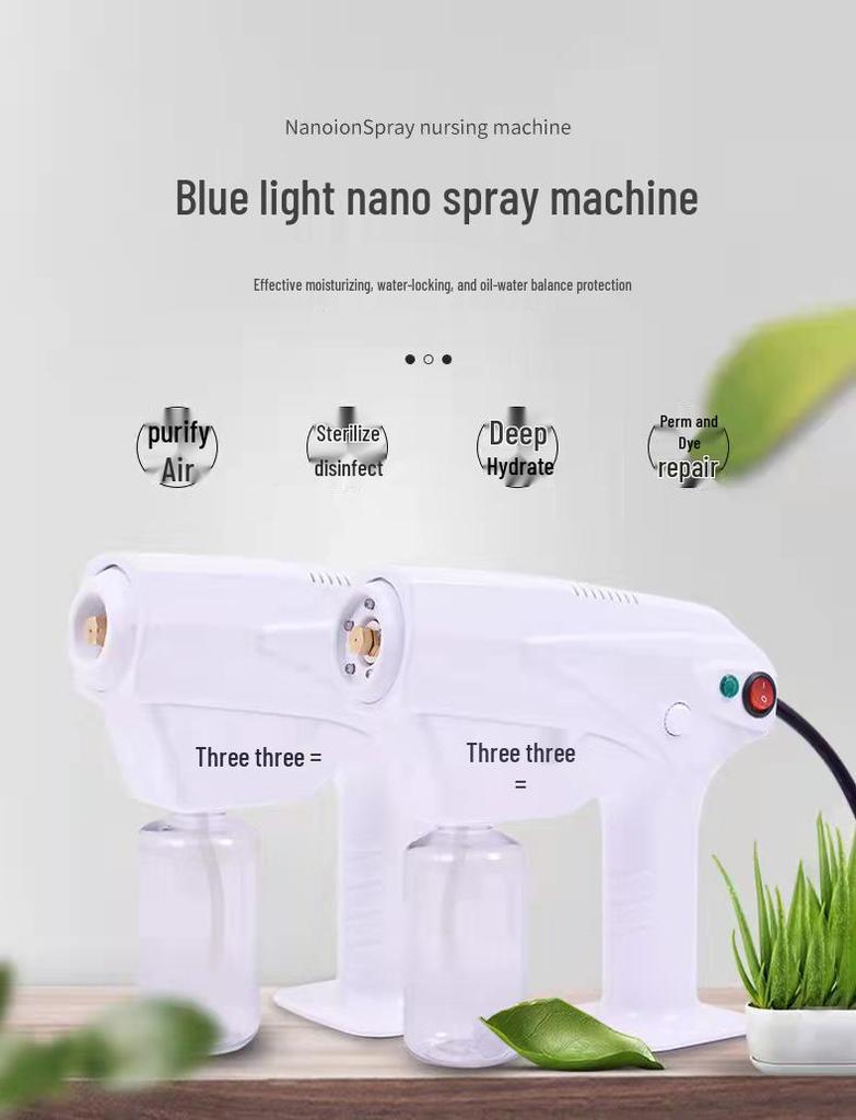 Blue Light Hydrating Perm Care Spray Gun for Hair Salons