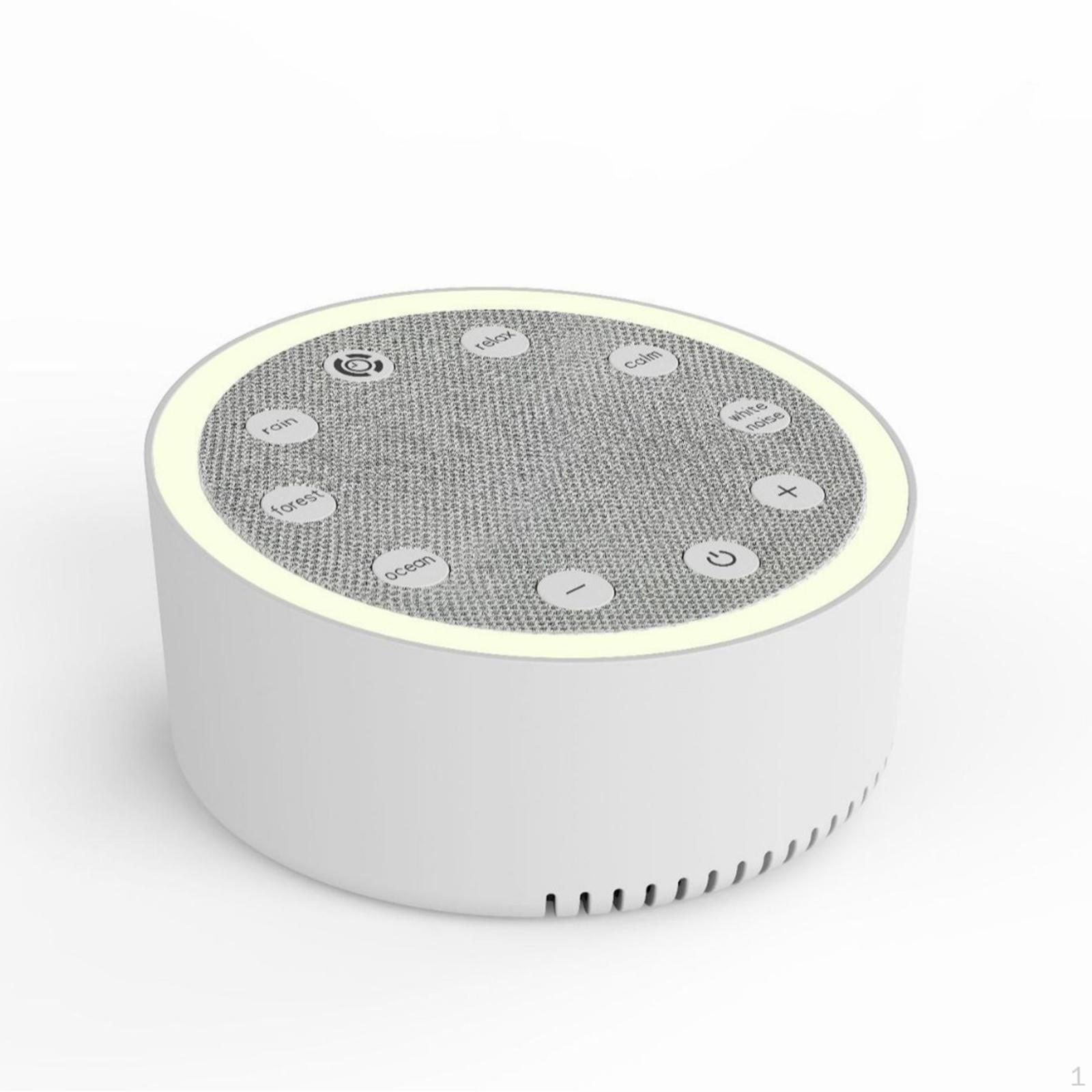 

Машина белого шума Звук Портативный Регулируемая яркость Ночник Bluetooth-динамик для