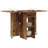 Dining Table 115 x 70 x 75 cm Particleboard Reclaimed Wood Look Rectangular
