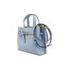 Michael Kors MK Emilia Gold Letter Logo Pin Buckle Hardware Briefcase Handheld Shoulder Crossbody Bag Small Women Bags Blue 35F0GU5S5T-487