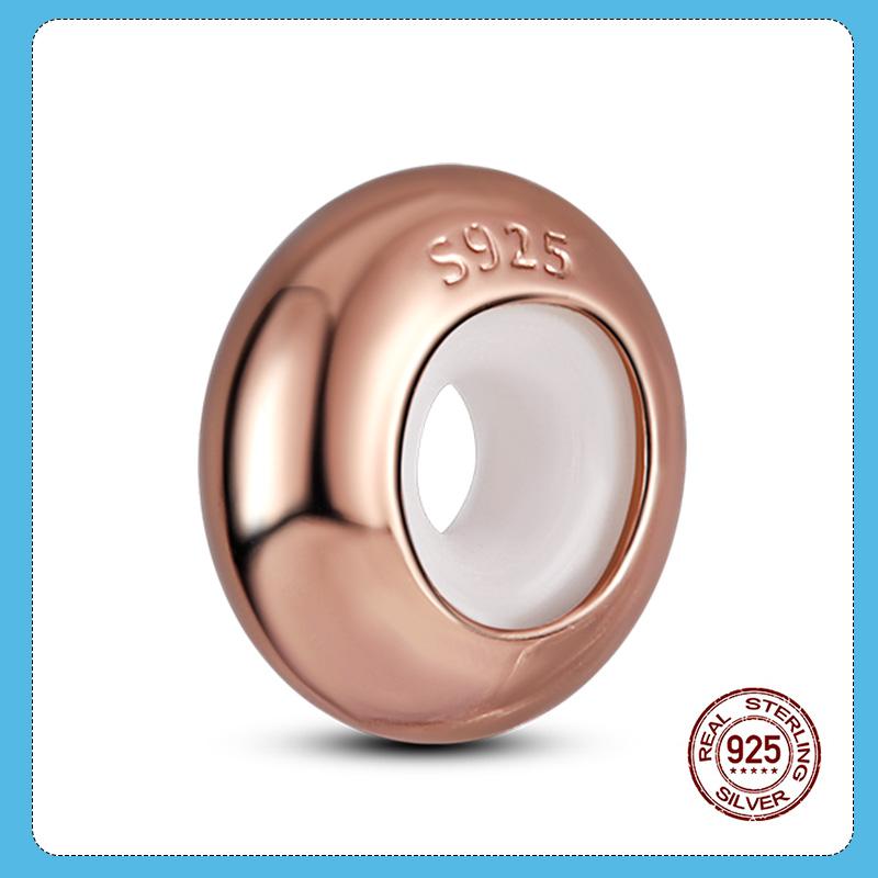 Copper Clasp Clip Spacer Stopper Beads Charms & Safety Chain Clasp Charm Bead Fit Original Bracelet Diy Jewelry
