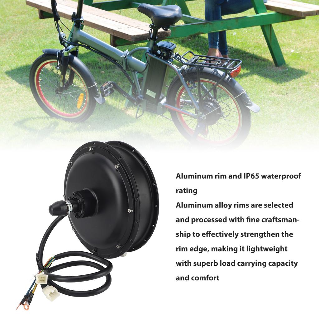 Kit de conversion pour vélo électrique 48 V 500 W/750 W - Sans balais - Avec phare LED et adaptateur de roue libre - Pour tricycle et pousse-pousse Kit de conversion pour vélo électrique 48 V 500 W/750 W - Sans balais - Avec phare LED et adaptateur de roue libre - Pour tricycle et pousse-pousse