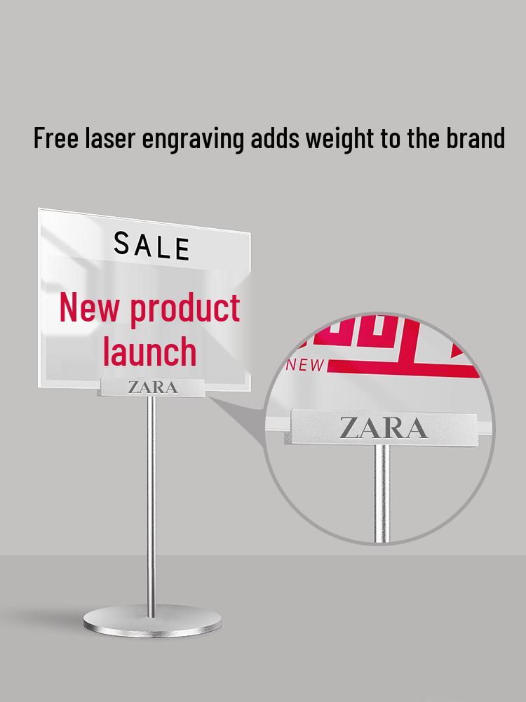 Aluminum Poster Stand for Store Promotions - Manager's Pick for New Arrivals