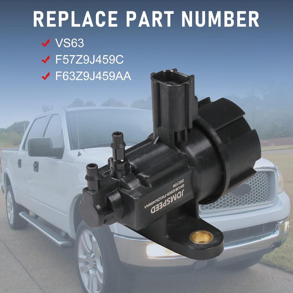 EGR Vacuum Solenoid Valve Vs63 Replacement For 1997-2008 Ford Contour F150 E150 E250 E350 Escape Expedition Explorer Taurus Lincoln Blackwood