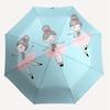 1PC Ballerina Ballet Umbrella-8-Rib Reinforced Portable Folding Travel Suitable for All Seasons Outdoor Daily Use-G407
