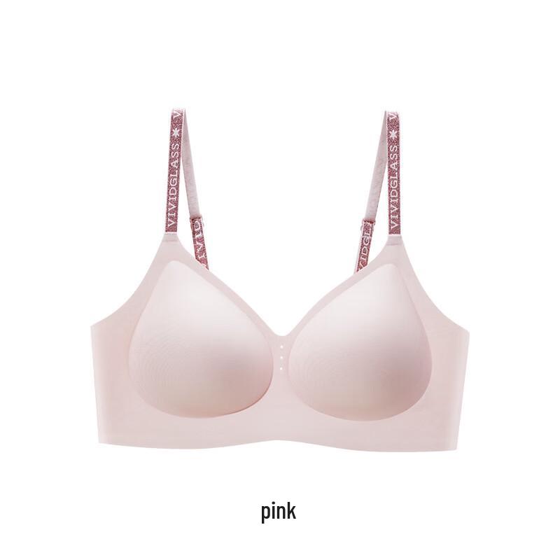YUZHAOLIN Summer Thin Camellia Wire-Free Bra L